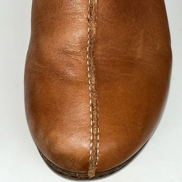 Pikolinos Clog Shoes Size EUR 40 US 9-9.5 Tan Granada Leather Fleece-Lined Fall - Picture 9 of 13